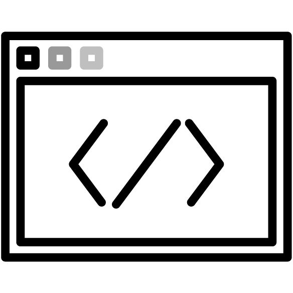 Web Management Superfly Process Thick Icons Develop Dark